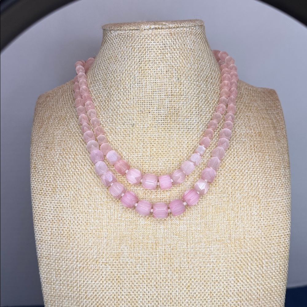 Vintage Axis/Czech Glass Beaded Necklace